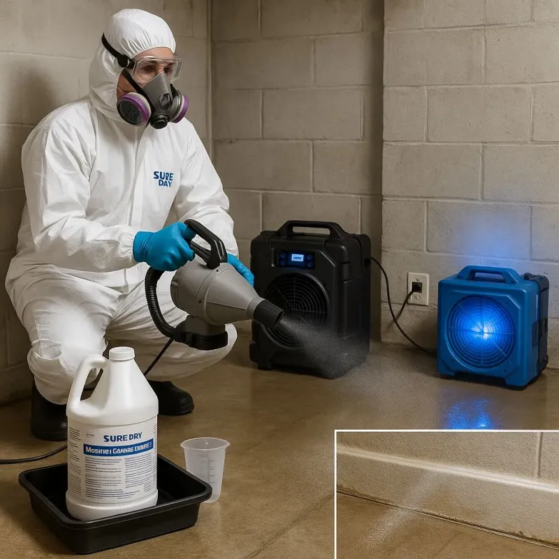 Sanitization and Odor Removal process in Sunrise, FL